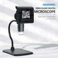 thumbnail image 1 of Coin 1080P High-Clear Digital Microscope with 2.4-inch Full Color LCD Screen, 1-1000x Continuous Zoom, 180-degree Rotating Screen, 8 Adjustable LED Lights, TF Card Storage,, 1 of 7