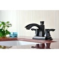 thumbnail image 2 of Anzzi L-Az014 Vista Centerset 1.2 GPM Bathroom Faucet - Bronze, 2 of 8