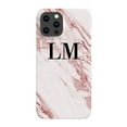 thumbnail image 1 of Personalised Rosa Marble Initials iPhone 14 Pro Max Case, iPhone 14, 1 of 4