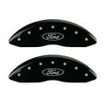 thumbnail image 3 of MGP 4 Caliper Covers Engraved Front & Rear Oval logo/Ford Black finish silver ch Fits select: 2019 FORD F150 SUPERCREW, 2016-2018 FORD F150, 3 of 6
