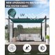thumbnail image 4 of Pérgola retráctil exterior de 10x10 pies con toldo y malla lateral, pérgola de aluminio gris mejorada, pabellón moderno para patio y terraza, 4 of 6
