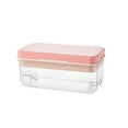 thumbnail image 2 of fastboy PP Ice-cube Mold Reusable 32 Grid Replacement Home Kitchen Bar Club Ice-cream Chocolate Tray Molding Tool Accessories Pink 1 Layer, 2 of 6