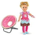 My Life As Saucer Chair for 18" Dolls, Donut Theme