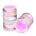 thumbnail image 7 of Yayeee Flameless Candles with Remote Flickering Battery Operated Multi Color Changing, Pink Geometric, 7 of 7