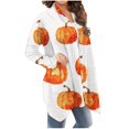 thumbnail image 6 of WXLWZYWL Womens Halloween Costumes 2024, Cute Pumpkin Ghost Bat Cat Spider Printed Long Sleeve Cardigan Sweaters for Women Lightweight, 6 of 6
