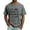 #0221-Gray, variant on Men's Tie Dye T-shirt Washed Tie Dye Breathable Crewneck Short Sleeve Pullover Tops Spring Summer Fashion Casual Loose Daily Beach Outdoor Vacation Lounge