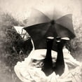 thumbnail image 3 of Vintage Apple Collection 20x20 Black Modern Framed Museum Art Print Titled - Parasol Girl, 3 of 5