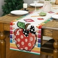 thumbnail image 5 of Back to School Decorations, Apples Colorful Crayons Table Runners 72 Inches Long Back to School Table Runner for Indoor Outdoor Classroom Decor Dining Table Party Decorations (13" x 72"), 5 of 6