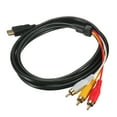 thumbnail image 1 of Audio Cable,To 3rca Video Av Cable To 3 Rca Male To 3 1080p -compatible Male Audio Cable Audio And Video Cable Eryue 1080p Cable 4.9 Ft And Video Cable 1080p Tv -compatible Video Cable 4.9 Leeofty, 1 of 6