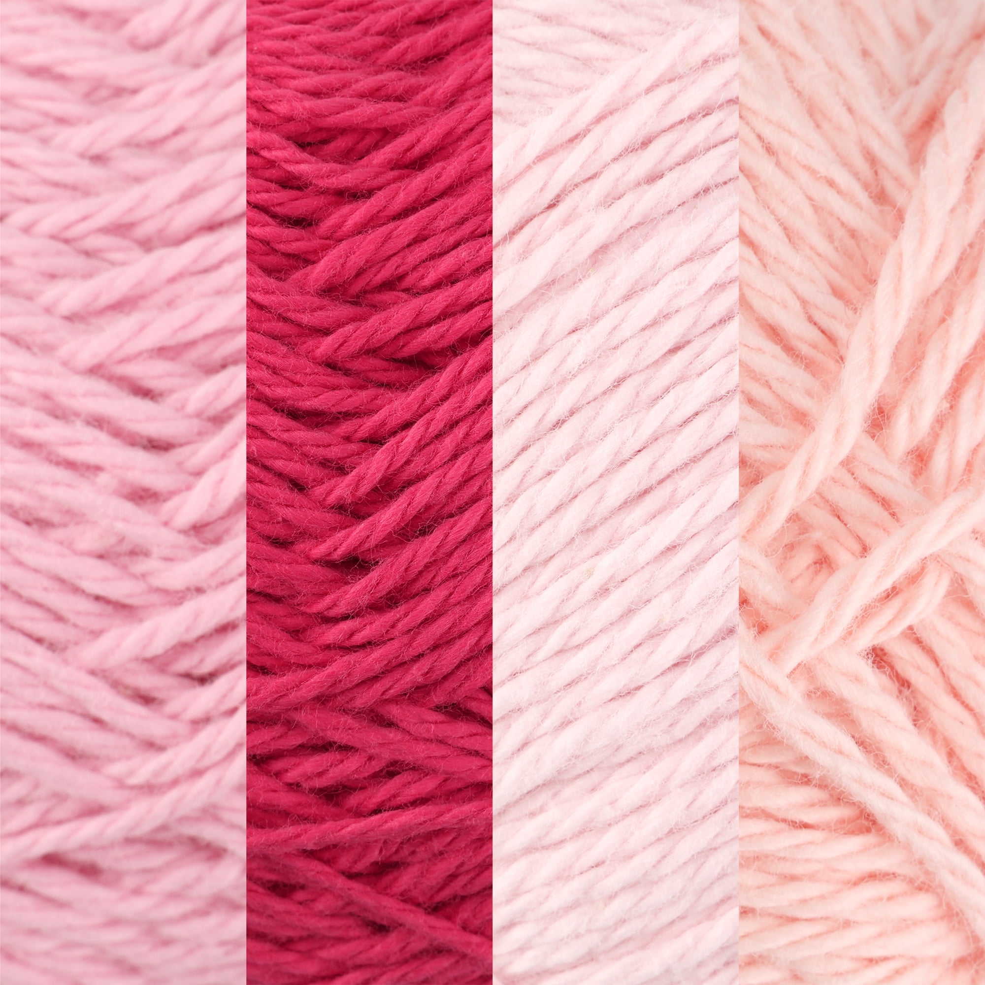 2 Skeins Royal Yarn by Zeeman, Pink, #4 Wt., 264 Yds. each (528 Yds. Total)