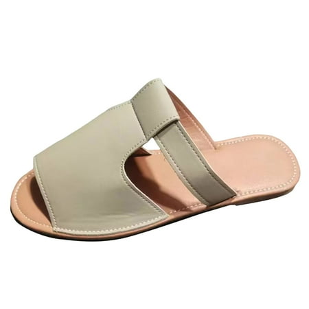 

PEASKJP Woman Sandals Women s Reggae-Tie Dyed Toe Ring Sandal (Khaki 6.5)