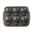 thumbnail image 2 of Leodye Halloween 6-Piece Cake Mould Set: Large Silicone Skull Baking Molds, 2 of 8