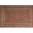 thumbnail image 1 of Ahgly Company Machine Washable Indoor Rectangle Traditional Saffron Red Area Rugs, 7' x 10', 1 of 7