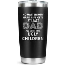 Dad Gifts from Daughter - Gift for Dad - Dad Tumbler, Dad Cup - Funny Dad Birthday Gift - Gifts for Men Christmas, Fathers Day Cup - 20 Oz Matte Black Tumbler with Lid, Travel Coffee Mug