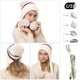 thumbnail image 4 of Gorro con calefacción USB para mujer, gorro tejido con pompón, gorro suave y cálido para invierno, 4 of 8