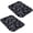 Black, variant on 2Packs Kitchen Sink Mats, PVC Sink Protectors Mat for Bottom of stainless steel, Dish Drying Mats for Kitchen Counter