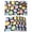 Black, variant on Easter Eggs Placemats Set of 12, Cute Colorful Farmhouse Love Black Placemats for Dining Table, Place Mats for Kitchen Tabletop, Waterproof Wipeable Dining Table Mats Set