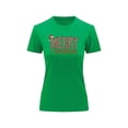 thumbnail image 2 of Playera Blusa Con Estampado Merry Christmas Estilo Animal Print Ropa Para Mujer Color Verde Talla Mediana Marca Emil SaEs, 2 of 4