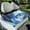 Blue Butterfly Marble, variant on Renewold Golf Cart Seat Cover Portable Golf Cart Seat Blanket Easy to Install Suitable for 2/4 Person Seats Golf Cart Club Car, Sloth Flower