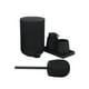 thumbnail image 2 of Juego de accesorios de baño Macarena 5 piezas negro dispensador de jabón, 2 of 6