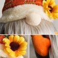 thumbnail image 5 of Otoño Acción de Gracias, Calabaza Girasol Muñeca sin rostro Adornos de gnomo, Adorno de calabaza de muñeca de elfo de felpa rústica hecha a mano (B) oso de fresa Electrónica, 5 of 5