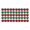 thumbnail image 5 of Bulk Dog Tennis Ball Toys Naughty or Nice Holiday Christmas Themed Red Green (5 Balls), 5 of 7