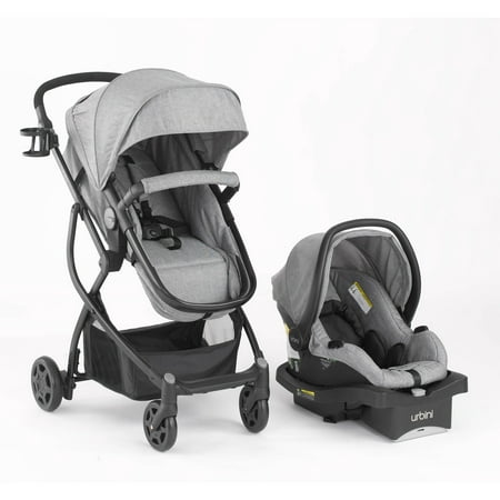Urbini Omni Plus 3 in 1 Travel System, Special (Best Double Stroller For Infant And Toddler)