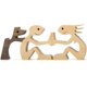 thumbnail image 1 of Adorno de talla de madera para cachorro familiar, perro mascota de madera maciza Natural Fa, 1 of 5