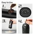 thumbnail image 3 of Katbite Electric Salt & Pepper Grinder, Automatic Spice Mill with Adjustable Coarseness,Black, 3 of 9