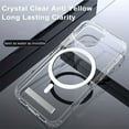 thumbnail image 4 of Clear Magnetic Phone Case For IPhone 14 Pro Max 13 12 11 Mini With Metal Kickstand For Wireless Charging Back Cover, 4 of 4