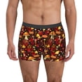 thumbnail image 2 of KLL Warm Plants and Mushrooms Men's Cotton Boxer Briefs Underwear-Large, 2 of 7