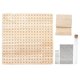 thumbnail image 1 of Boutique Trävirke Virka Blockeringsbräda Stickning Blockeringsmatta med Stångnålar för Stickning Virkning, 1 of 5