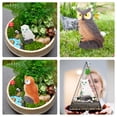 thumbnail image 5 of BALAHAPY 4Pcs Mini Owl Statue Owl Figurine for Housewarming present, 5 of 8