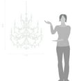 thumbnail image 2 of Large Antique Design Vinyl Chandelier Wall Decal Art, 2 of 4