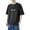 Black, variant on Fashion Short Sleeve T Shirts Embossed Print Casual Crew Neck Tees For Daily Wear And Outdoor Activities T Shirt for Men Pack