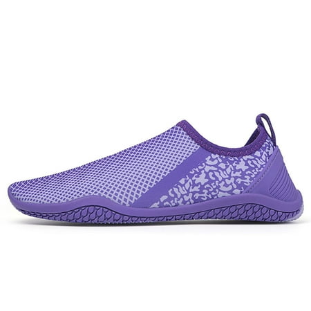 

Eashi Unisex Water Shoes for Men women Easy Wearing Adjustable Quick Dry Aqua Socks Surfing Beach Shoe Workout Athletic Flats Exercise Slip On Barefoot