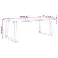 thumbnail image 4 of vidaXL Dining Table with Live Edge 200x90x75 cm Solid Wood Acacia, 4 of 5