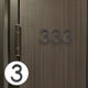 thumbnail image 2 of Números acrílicos Números de letreros de puerta  de 5 3 Gloria Números de casa flotante, 2 of 9