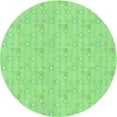 thumbnail image 1 of Ahgly Company Machine Washable Indoor Round Transitional Green Area Rugs, 6' Round, 1 of 7