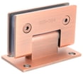 thumbnail image 2 of ETEREAUTY Golden Stainless Steel Frameless Glass Door Hinge 180 Degree Opening Smooth, 2 of 7