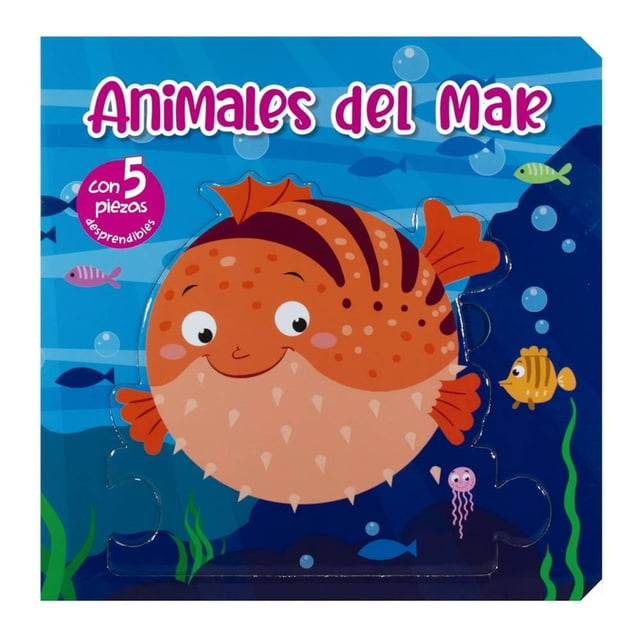 Libro de Rompecabezas: Animales Marinos Silver Dolphin (En Español) Mammoth