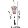 thumbnail image 2 of DefiDgd Christmas Crystal Style Pink Gradient Acrylic Pinecone Hanging Ornament for Christmas Tree Mantel Window Door Wall Holiday Party Home Decor, 2 of 6