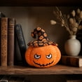 thumbnail image 6 of Btomtd Pumpkin Throw Pillows for Halloween, 8 Inch Decorative Cushion Ornament, Soft Plush Home Couch Pillows for Fall Holiday, Brown, 6 of 7
