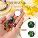 thumbnail image 2 of Uxcell cuentas de cristal redondas de 8 mm, 100 piezas de cuentas de bola facetadas de vidrio para hacer joyas, verde oscuro, 2 of 6