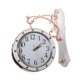 thumbnail image 5 of Reloj de pared de doble cara con esfera de 19,5 cm/7,68 pulgadas de diámetro y silencioso. blanco, 5 of 9