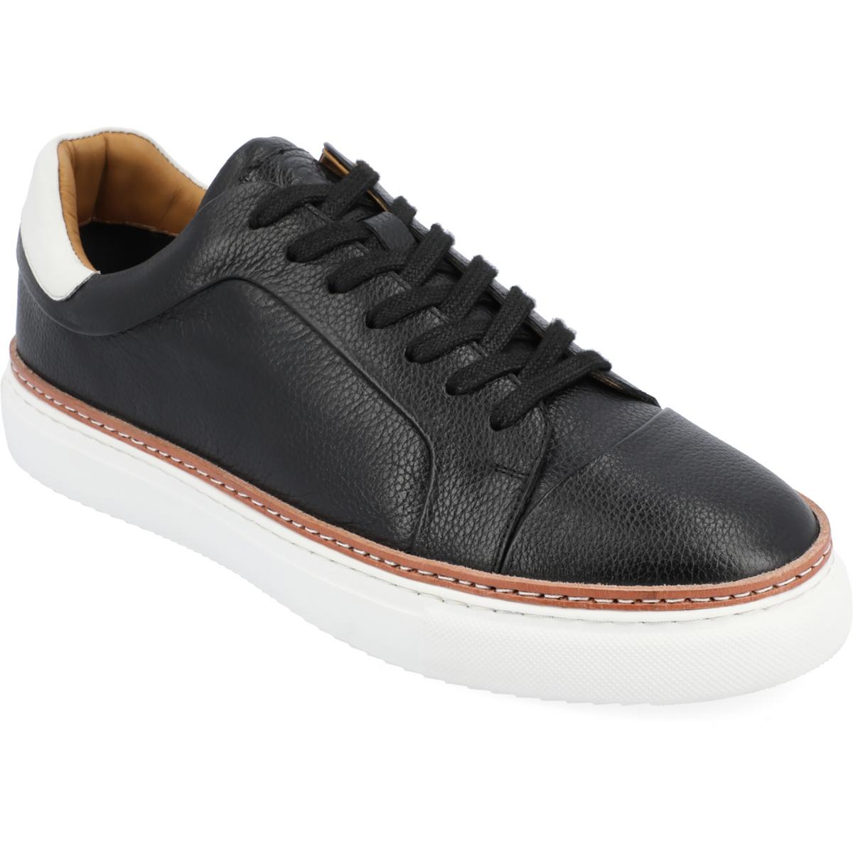 Thomas & Vine Men\'s Franklin Wingtip Oxford Dress Shoes WIDE Thomas Vine Shoes Mens 8 Black Leather Franklin Wingtip  main image 2
