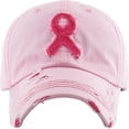 thumbnail image 2 of Pink Ribbon Vintage Ballcap, 2 of 5