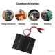thumbnail image 4 of 12V 1.5W Solar Panel with Clip Charging Battery System Polycrystalline Solar Panel for Small Power A, 4 of 5