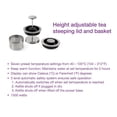 thumbnail image 4 of Salton Temperature Control Kettle & Tea Steeper 1.7L, 1500W, GK1758, 4 of 8