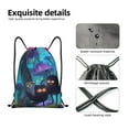 thumbnail image 4 of Disketp Cute Fuzzy Fantasy Creatures Drawstring Backpack Drawstring Gym Bags Draw String Bags for Sports, Gym, Travel, Swimming, Beach-Small, 4 of 6